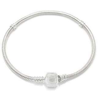 New Sterling Silver Bracelets Fits European Beads Charm  
