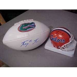  Tebow Hand Signed Autographed Florida Gators NCAA Full Size Football 