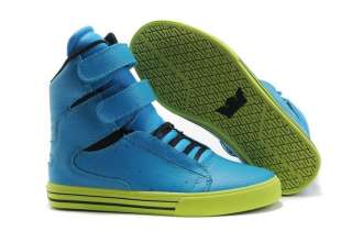 Blue TK Society Supra Justin Bieber shoes Skateboard Shoes  
