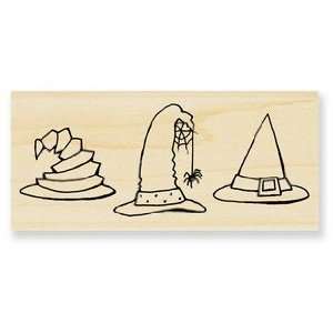  Black Hat Trio   Rubber Stamps: Arts, Crafts & Sewing