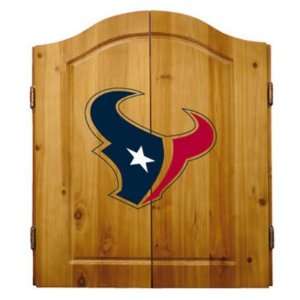  Texans NFL Dart Cabinet and Dartboard Set by Imperial International 