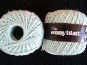 Anny Blatt Bora Bora 100% cotton yarn, lot of 2, France  