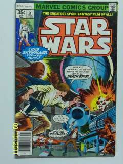 Marvel Comics STAR WARS #5 1977 F/VF 35 Cent 1ST Print  