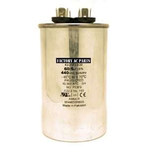  CAPACITOR 60+5 MFD 440 VAC ROUND DIRECT REPLACEMENT FOR 