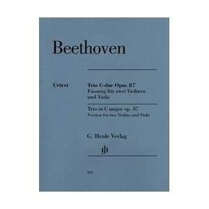   In C Major Op. 87 Version for 2 Violins And Viola By Beethoven / Voss
