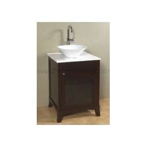   Bathroom Vanity Set W/ Round Geometric Vessel Sink