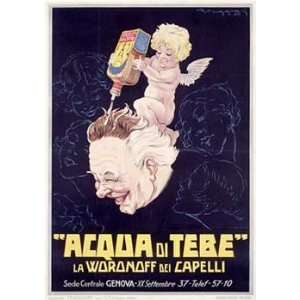 Giorgio Muggiani   Italian Hair Coloring Tonic Poster Giclee on acid 