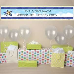  Airplane   Personalized Birthday Party Banner Toys 