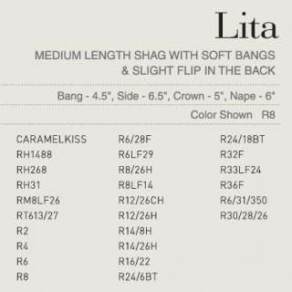 Estetica Designs Medium Shag w/ Soft Bang Full Wig LITA  