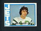 1972 Topps # 100 Joe Namath EX++ Condition New York Jets