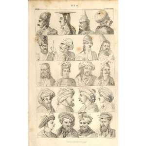  20 Faces Man Natural History 1866 Pl Lxxiv