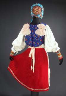 SLOVAK KROJ folk costume Vychodna skirt blouse RUSYN  
