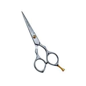 Hair Cutting Scissors 5 Inch w/ Tension Screw & Removable Finger Rest 