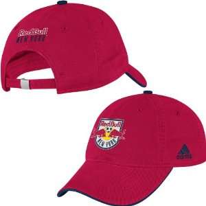 Adidas Mls New York Red Bulls Womens Slouch Adjustable Hat One Size 