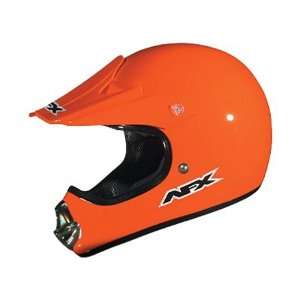   FX 86R Off Road Solid Full Face Helmet X Large  Orange Automotive