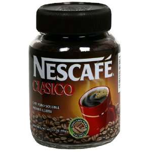 Nescafe, Coffee Clasico 100, 3.5 Ounce Grocery & Gourmet Food