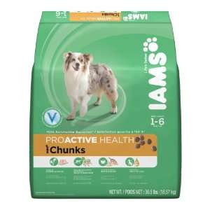 Iams Proactive Health Adult Dog Chunks 36.5 Lbs  Grocery 