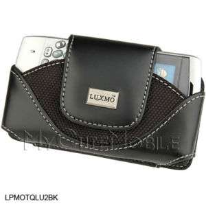 HTC Excalibur & Samsung Omnia Black Leather Pouch  