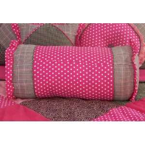 Pretty in Pink Bolster Pillow 