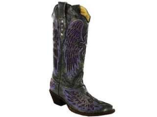 Corral Womens A1969 Boots Purple Cross Clothing