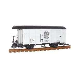   Silver G Scale Freight Box Train Car European Style Gut: Toys & Games