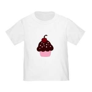    Pink and Brown Cupcake Birthday Toddler Shirt   Size 3T: Baby