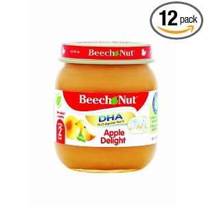 Beech Nut Apple DelightStage 2 DHA Plus, 4 Ounce Jars (Pack of 12 