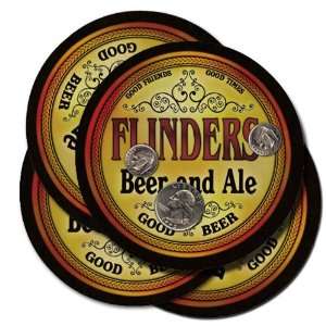 FLINDERS Family Name Beer & Ale Coasters
