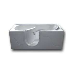 MediTub SI3060LWAC White 3060 60 x 30 Walk In Air Therapy Tub with 