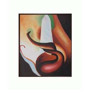  Art Reproduction Oil Painting   OKeeffe Paintings Untitled 