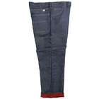 National Safety Apperal Jeans Denim 7 oz. Red Sanded Indura Lined 