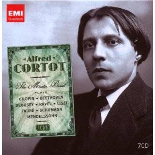 Alfred Cortot: The Master Pianist Audio CD ~ Alfred Cortot