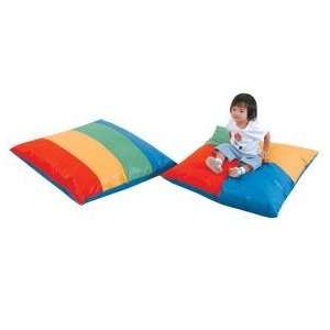 Set of 2 Four Color Pillow, Soft Play Pillows:  Home 