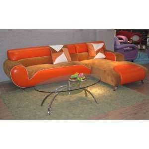 132946443  Com Ultra Modern Leathermicrofiber Sectional Sofa Home  