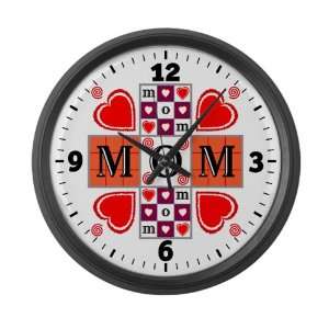  Large Wall Clock Mothers Day I Love Mom: Everything Else