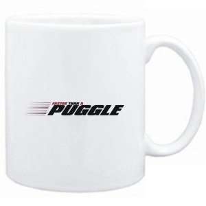  Mug White  FASTER THAN A Puggle  Dogs: Sports & Outdoors