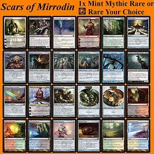   Mythic Rare or Rare Scars of Mirrodin Magic Gathering MTG Card SOM x1