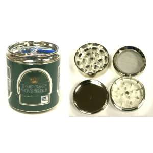 Beer Can,herb tobacco Grinder,4 Parts,+ Free 5x Brass Pipe 