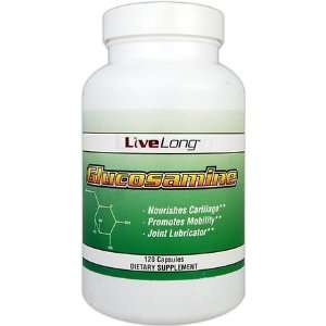  LiveLong Glucosamine 500mg/120 Tablets Health & Personal 