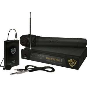 Wireless Microphone System. NADY ENCORE 1 WRLS VHF MIC SYS OMNI 