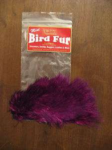 Fly Tying Whiting Farms Spey Mini Bird Fur Purple  