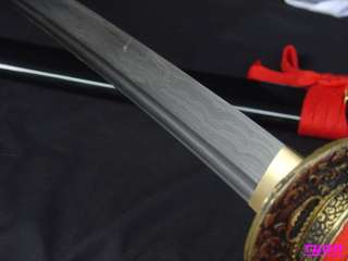   Made Folded Steel Full Tang Blade Sharp Japanese Samurai Katana Sword