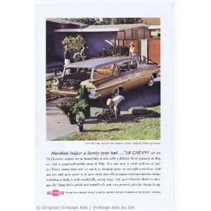  1959 Chevrolet Nomad 4 Door in Bronze Vintage Ad 
