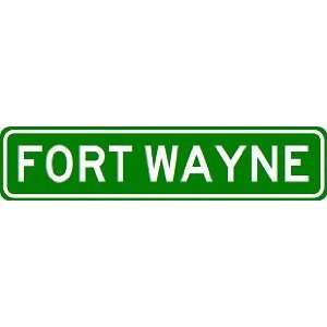  FORT WAYNE City Limit Sign   High Quality Aluminum Sports 