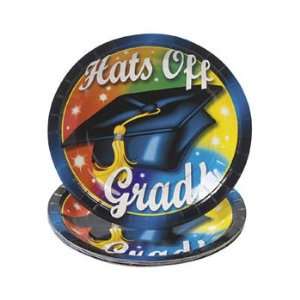  Hats Off To The Grad! Dessert Plates   Tableware & Party 