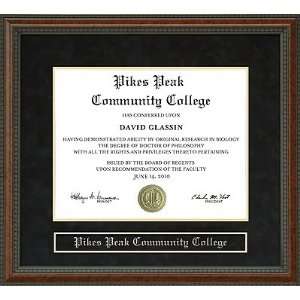 Pikes Peak Community College (PPCC) Diploma Frame  Sports 