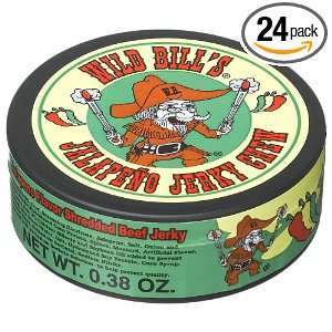 Wild Bills Jalapeno Chew, 0.38 Ounce Packages (Pack of 24)  