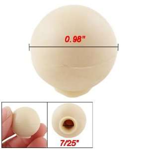   Plastic 7mm Moulded Threaded 25mm Diameter Ball Knob: Home Improvement