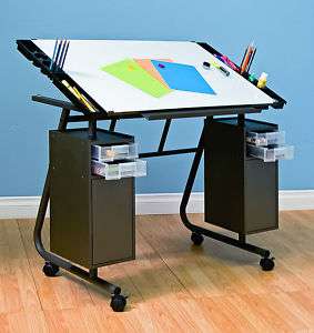 Studio Design Cascade Craft/Art/Drawing/Scrap booking Table   Glass 