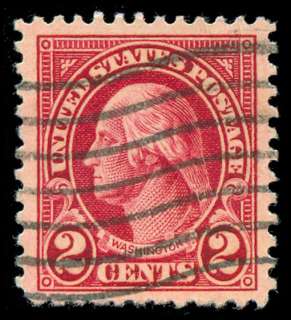 momen US Stamps #634A Used SUPERB Jumbo 2 PF Certs  